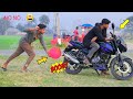 Tyre Puncture Prank with Popping balloons (Part 17) | 4 Minute Fun