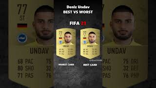 DENIZ UNDAV BEST VS WORST CARD IN EVERY FIFA! (10-25) #eafc#undav #stuttgart #germany #bundesliga