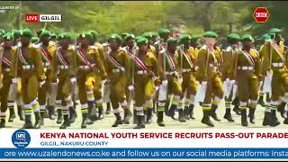 NYS Recruits Demonstrate Remarkable Silent Drills Entertainment for President Ruto During Pass-Out