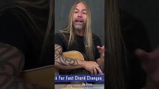 The Secret for FAST Chord Changes pt.1 | Guitar Lesson by Steve Stine | Full video in comments |