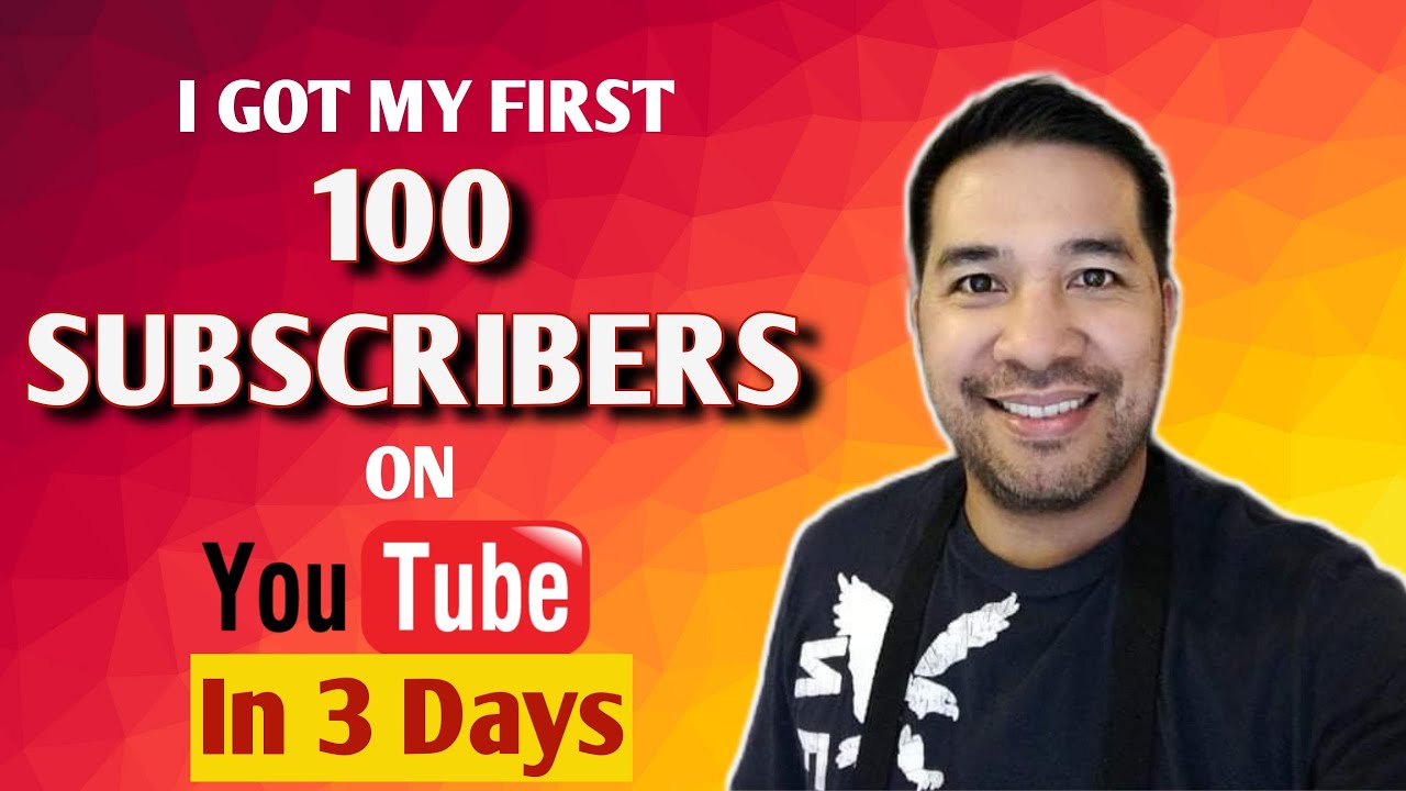 How To Gain 100 Subscribers In 3 Days. - YouTube