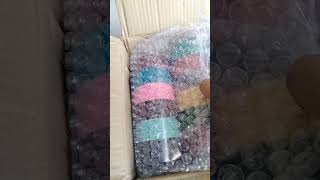 Beautiful velvet bangles #metal #meesho #unboxing