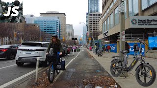 Toronto Ebike Ride from Midtown to Downtown on the Movin' Pulse (Dec '22)