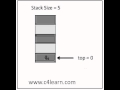 Push Operation On Stack | C data Structure .avi
