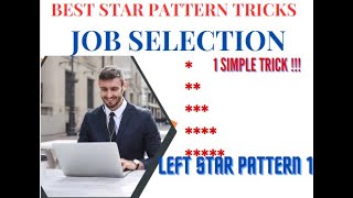 Star Pattern 1 Program Logic in Java. Program to Print Left Triangle Star Pattern Java.