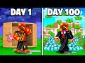 I Survived 100 Days as a BILLIONAIRE In Minecraft!