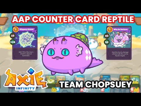 Best Reptile Card Shield Shield Combo AAP Counter Axie Infinity
