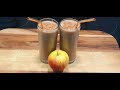 apple cocoa smoothie apple cocoa milkshake chocolate apple smoothie summerdrinks