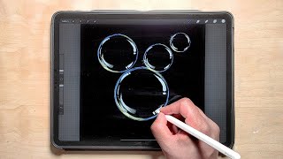 How to Paint Bubbles in Procreate | Procreate Drawing Tutorial for Beginners