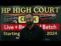 hp high court clerk 2024 25 live recorded batch starting on 9 dec. 2024 hphighcourt