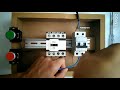 how to make contactor connection start stop and sealing assembly