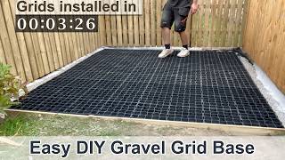 DIY Gravel Grid Base – Strong, Easy & Better Drainage Than Concrete