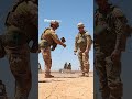 soldiers have a blast on exercise in the jordanian desert