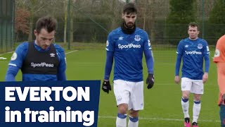 ANDRÉ GOMES PLAYS IN BEHIND-CLOSED-DOORS GAME! | EVERTON IN TRAINING