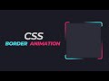 Border Animation Effects using CSS repeating-conic-gradient | CSS Animation | CSS Animation Effects