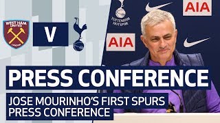 JOSE MOURINHO'S FIRST TOTTENHAM HOTSPUR PRESS CONFERENCE