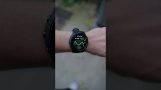 Quick views of the Garmin Forerunner 265 GPS running smartwatch