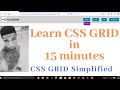 CSS Grid Simplified | learn CSS Grid in 15 minutes. CSS Grid tutorial 2019 (#part1)