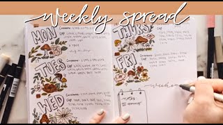 a fun weekly spread in my bullet journal + how I organize orders