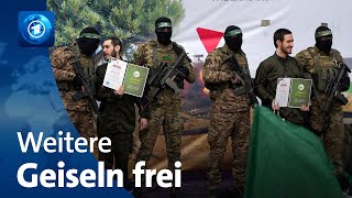 Hamas übergibt weitere Geiseln an Rotes Kreuz