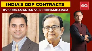 Biggest Contraction In India's GDP: KV Subramanian Vs P Chidambaram | Newstrack (Full Video)