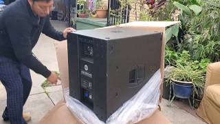 Rcf Sub 8004-AS Unboxing dj ZARAGOZA, Los Angeles, Ca January 2020 Bought it from American Musical