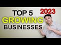 Top 5 Businesses that will be growing in 2023