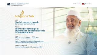 Scholar's Talk with Sheikh Imran N Hosein