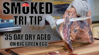 Dry Aged Tri Tip - Reverse Sear - On Big Green Egg