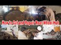 How to Cut and Repair Rear Axle Suspension System | Repairing Rear Wheel Hub of Hino Truck