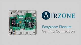 Easyzone Plenum: Verifying Connection