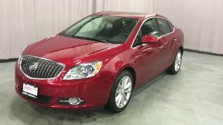 2016 Buick Verano Sedan Leather FWD Red Mills Motors Buick GMC Oshawa ON Stock# 160731