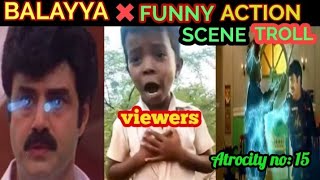 Balayya funny Action scene troll/ balakrishna fight troll video/ balayya new troll video
