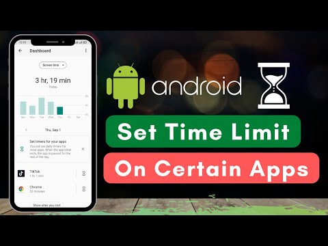 Establecer un límite de tiempo para aplicaciones específicas en Android