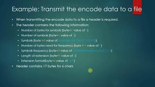 Huffman Encoder Implementation Demo