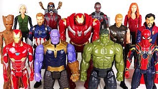 Thanos appeared with dinosaurs! Marvel Avengers Infinity War Hulk, Spider Man! Go! - DuDuPopTOY