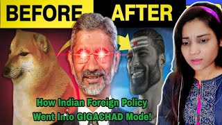 How Indian Foreign Policy Went Into GIGACHAD Mode! | saima pirzada reaction