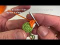 how to crochet a small flower easy for beginners english