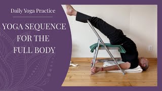 Yoga Sequence for the Full Body with Yoga Chair | with Kristin Bosteels \u0026 Eddie Modestini