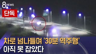 [단독] 차로 넘나들며 '30분 역주행'…아직 못 잡았다 / SBS