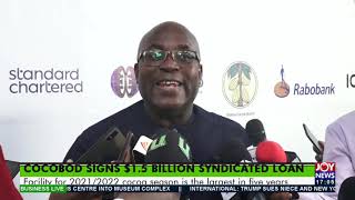 Facility for 2021/2022 cocoa season is the largest in five years- Business Live on JoyNews (22-9-21)