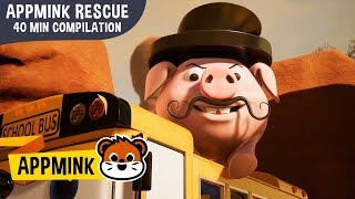 Appmink Police & Rescue Team 40 mins Kids Video Playlist