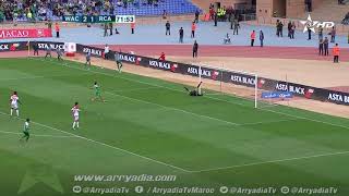 #بطولة_إتصالات_المغرب|د.25| الوداد الرياضي 2-2 الرجاء الرياضي هدف محسن ياجور في الدقيقة 72.