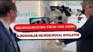 USA Neurosurgeons Showcase SurgeonsLab Simulator at AANS 2023 | Revolutionizing Surgical Training