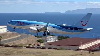 Pure Pilot skill at Funchal Airport, Madeira 2hrs Planespotting in 4K October 2024 + 3 Go around’s