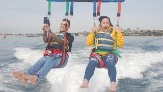 WE WENT PARASAILING FOR THE FIRST TIME!