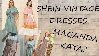 SHEIN VINTAGE DRESSES | SHEIN TRY ON HAUL