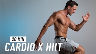 20 Min Fat Burning HIIT Workout - Full body Cardio, No Equipment, No Repeat