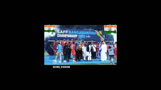 Indian Football Team Won SAFF CHAMPIONSHIP 2023 || Reels #shorts #india #indianfootball