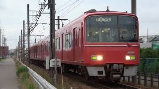 [西尾線ダラ運用] 名鉄3700系 3703F (普通西尾行き/新安城行き) 新安城付近,北安城入線\u0026発車シーン まとめ